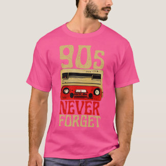90er Nie vergessen Retro-Kassette 1 T-Shirt