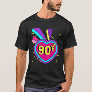 90er Outfit Retro Party 90er Kostüm Theme Party Pu T-Shirt