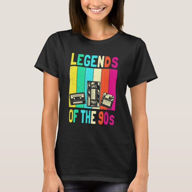90er Party Outfit for Women & Men 90er Kostümlee T-Shirt (Vorderseite)