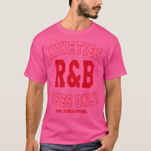 90er Rb Vibes nur Varsity 90er Rnb Music T-Shirt