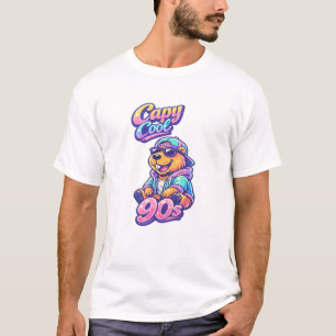 90er Retro-Capybara-T-Shirt Capy Cool Ästhetik T-Shirt