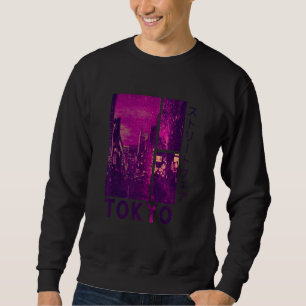 90er Retro Lofi Tokio japanischer Streetwear Vapor Sweatshirt