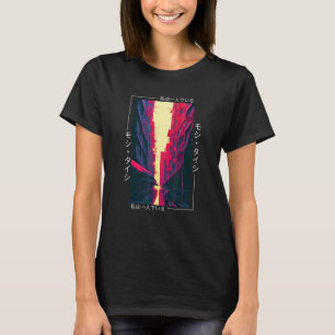 90er Retro Synthwave japanische Vaporwave Art Otak T-Shirt