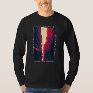 90er Retro Synthwave japanische Vaporwave Kunst Ot T-Shirt
