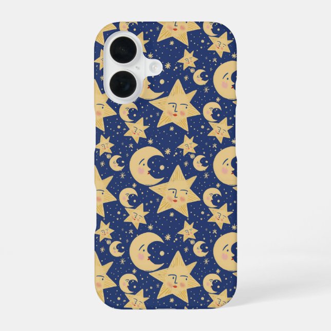 90er Retro Whimsy Goth Celestial  iPhone 16 Hülle (Rückseite)