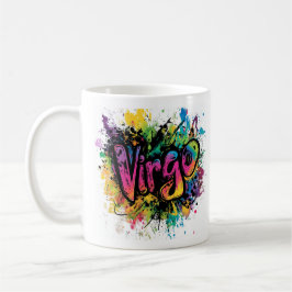 "90er-Rückenstütze: Spritzer Paint Tasse" Kaffeetasse