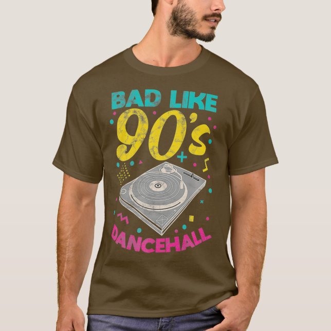 90er schlechter als 90er Dancehall Jamaican Reggae T-Shirt (Vorderseite)