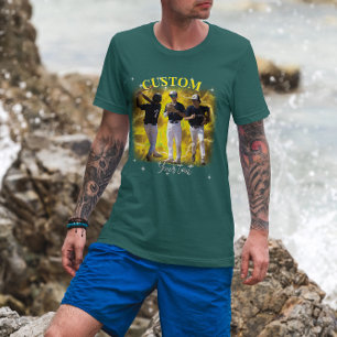 90er Sport Bootleg Rap Custom-Foto T-Shirt