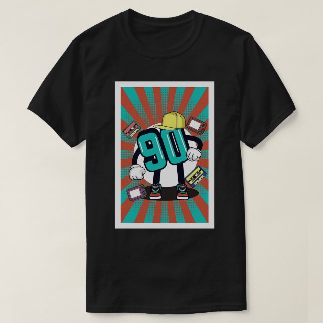 90er T-Shirt (Design vorne)