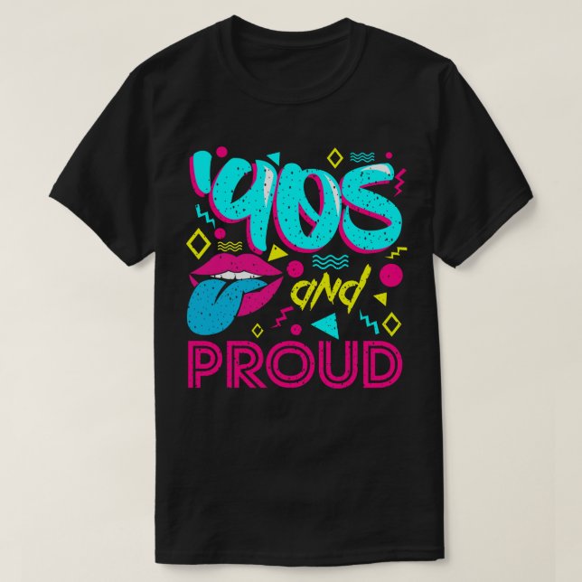 90er und stolz T-Shirt (Design vorne)