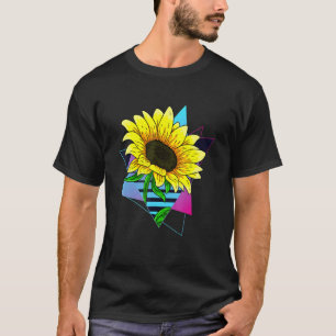 90er Vaporwave Gelbe Blume Gärtner Hippie Sonnenbl T-Shirt