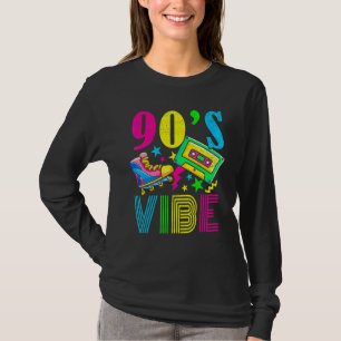 90er-Vibe 1990er Mode 90er-Themen-Outfit Neunziger T-Shirt