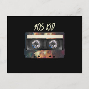 90er-Vibe-Mixtape-Kassette 90er-Geburtstag Postkarte