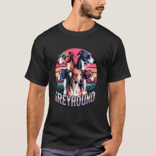90er Vintage Englischer Windhund Englischer Windhu T-Shirt