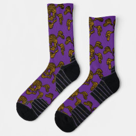 90s Goth Rockabilly Skull and Crossbones Punk Joll Socken