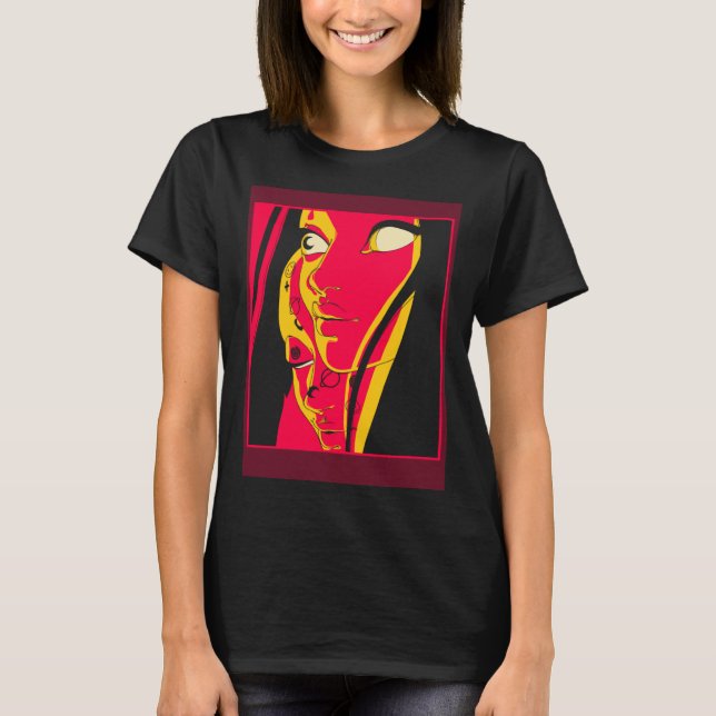 90s Soft Grunge Aesthetic Edgy E Girl Pastel Goth  T-Shirt (Vorderseite)