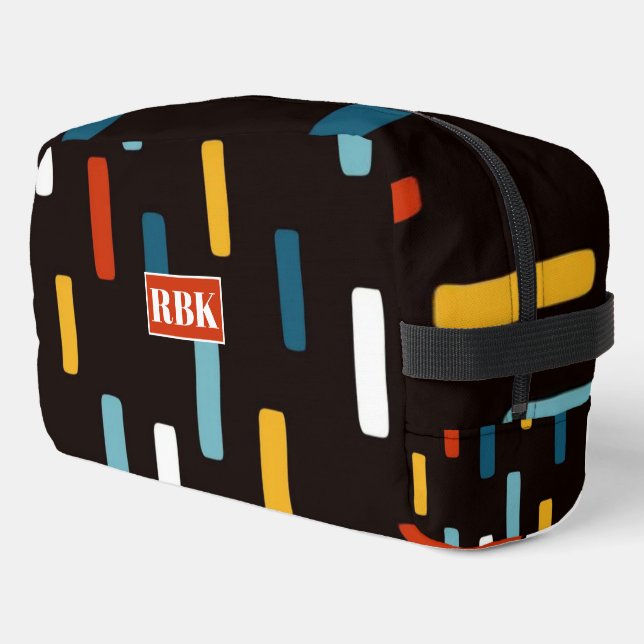 90s Street Icons seamless scandinavian pattern Waschbeutel (Linke Seite)