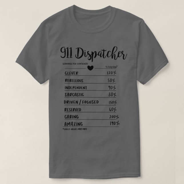 911 Absender T-Shirt (Design vorne)
