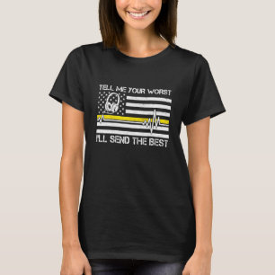 911 Das Flag für den Vertreiber sagen Sie mir, das T-Shirt