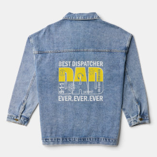 911 Dispatcher Bester Vater je First Responder Dis Jeansjacke