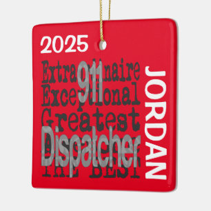 911-Dispatcher Extraordinaire BENUTZERDEFINIERT Keramikornament