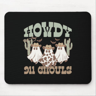 911-Dispatcher versendet Ghule Halloween-Geist Wes Mousepad