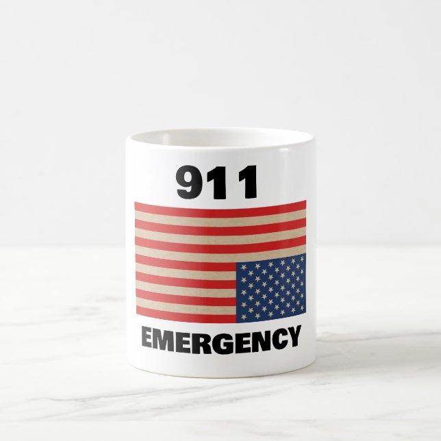 911 Emergency Coffee Mug Kaffeetasse (Mittel)