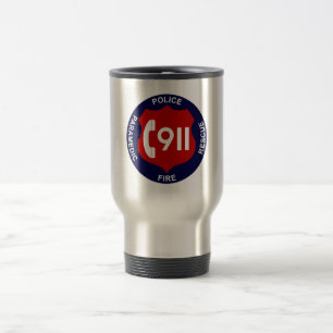 911 Fahrdienstleiter-Reise-Tasse Reisebecher