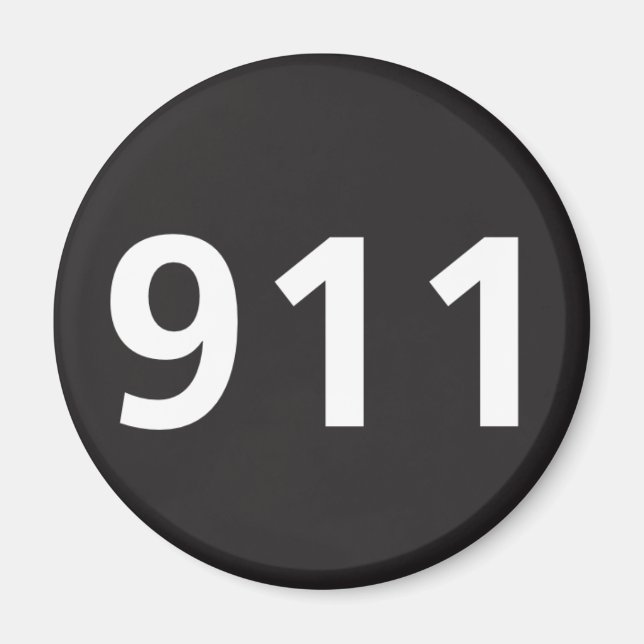 911 Magnet (Vorne)