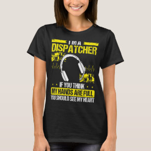 911 Notfall für das Versenden von Feuer und Polize T-Shirt