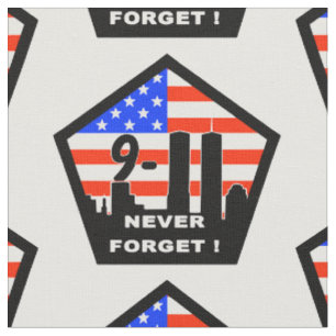 911 n'oubliez jamais tissu