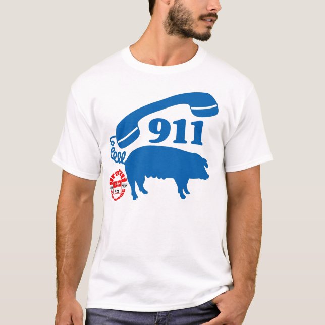 911 PIGGY (MyPrymate) T-Shirt (Vorderseite)