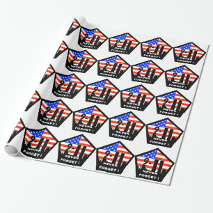 911 vergessen wir nicht geschenkpapier