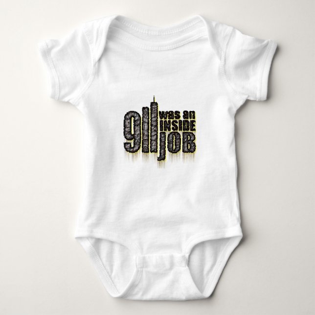 911 war ein Insider-Job Baby Strampler (Vorderseite)