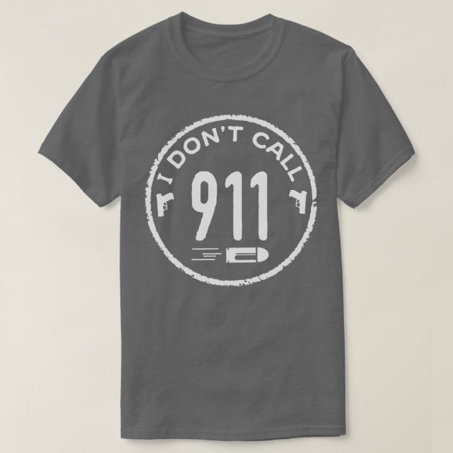 911 weiß T-Shirt (Design vorne)