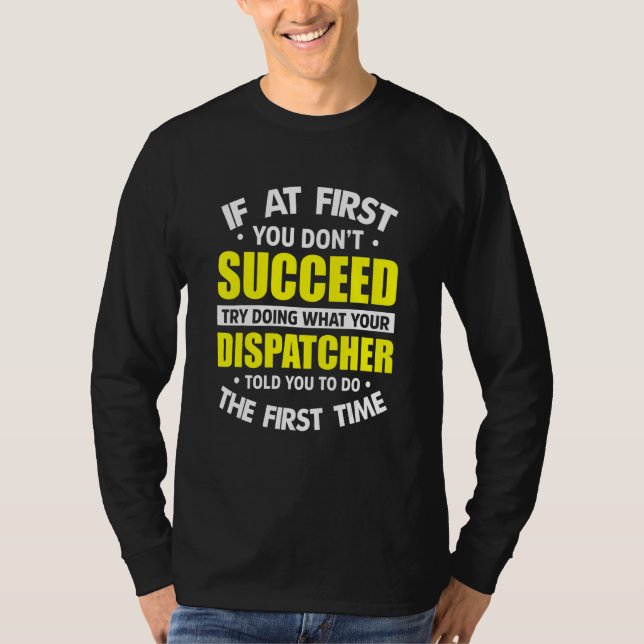 911 Wertung für Dispatcher First Responder Gold L T-Shirt (Vorderseite)