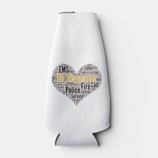 911 Word-Cloud für den Datenaustausch Flaschenkühler