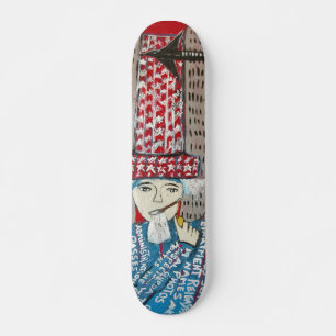 911 WURDE ROT FIXIERT SKATEBOARD
