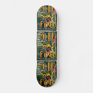 911 WURDE SCHWARZ KORRIGIERT SKATEBOARD