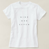 917 Code régional T-shirt
