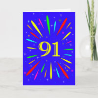 91. Birthday Explosion Card