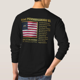 91. Freiwillige Infanterie Pennsylvanias (BH) T-Shirt