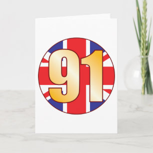 91 Großbritannien-Gold Karte