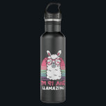 91st Birthday Llamazing Llama 91 Year Old Birthday Edelstahlflasche<br><div class="desc">Retro Vintage Style Birthday Gift Design Perfect To Pair With Shorts,  Leggings Or Jeans For A Casual Yet Trendy Look. Humorous Funny Humor Birthday Gift Outfit For Family Member,  Loved One Or Yourself. Matches Loads Of Clothes. GET YOURS TODAY!</div>