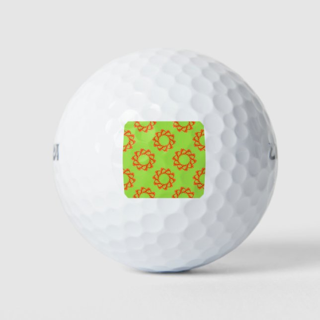9279Garnelenmuster Golfball (Vorderseite)