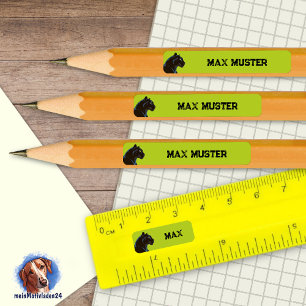 92 DIY Stifteaufkleber grün - Schwarzer Panther Rechteckiger Aufkleber