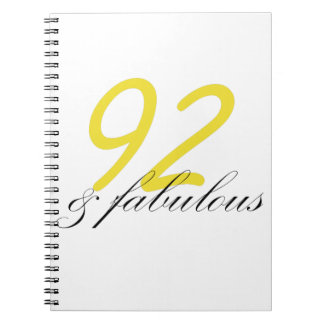 92 & Fabulous Notizblock