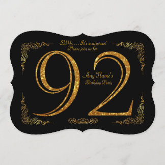 92., Geburtstags-Party 92., großes Gatsby, Einladung