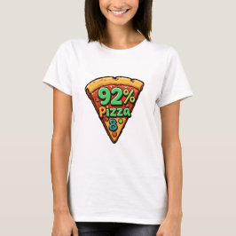 "92%" T - Shirt-Sammlung PIZZALOVER T-Shirt