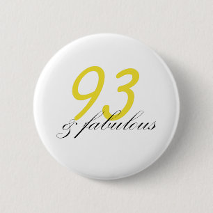 93 & Fabulous Button